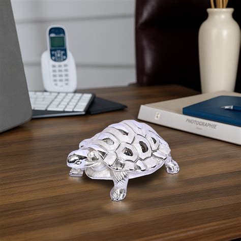 999 Silver Plated Tortoise Showpiece | Luxury Finish Decorative ...