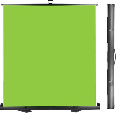 Buy EACHSHOT Collapsible Green Screen,Retractable Green Backdrop, Pull ...