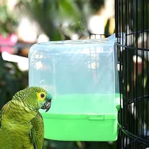 VAYINATO® Plastic Birds Bath Tub (Random Colour) Hanging Bath Tub Birds ...