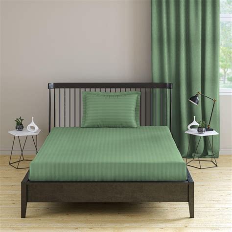 Pro Linen Basic 210TC 1cm Satin Stripe Bedding Set | Pure Cotton | Mos ...