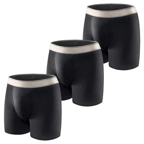 CARER Washable Mens Incontinence Underwear 3 Pack Leak Proof Underwear for Men Reusable ...