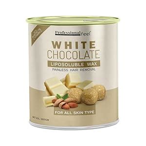 PROFESSIONAL FEEL White Chocolate Liposoluble Wax Painless Hair Removal ...