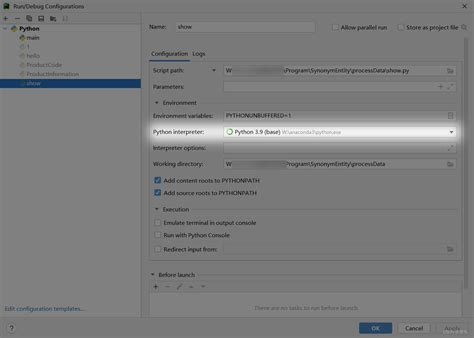 No Python Interpreter Configured PyCharm 的图像结果