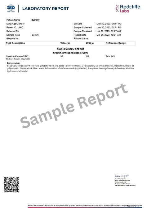 CPK Test - Price, Normal Range, Purpose, Procedure, & More