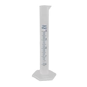 IIVVERR 10mL Laboratory Solution Liquid Measurement Graduated Cylinder ...