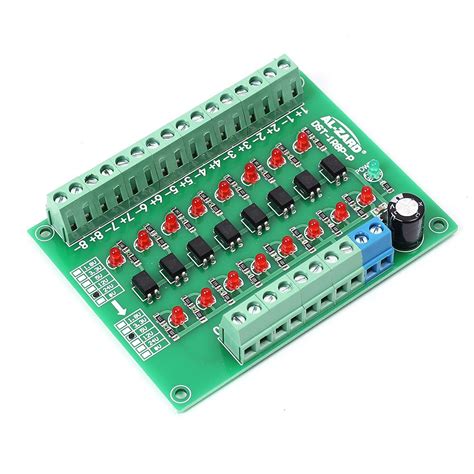 Buy IS Icstation 24V to 5V 8 Channel PLC-PNP Signal Converter ...