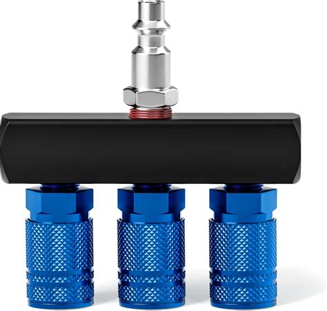 TAISHER 3-Way Straight Air Manifold 4 Ports Aluminum India | Ubuy
