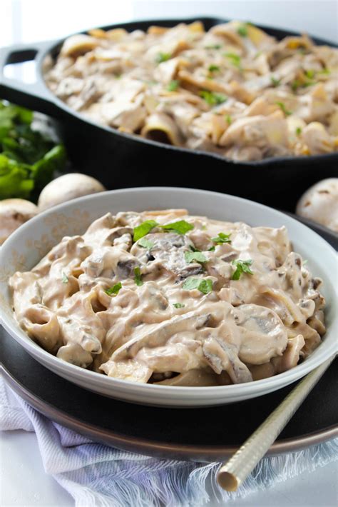 Vegetarian Beef Stroganoff Recipe Beef” Stroganoff Vegan – Aime