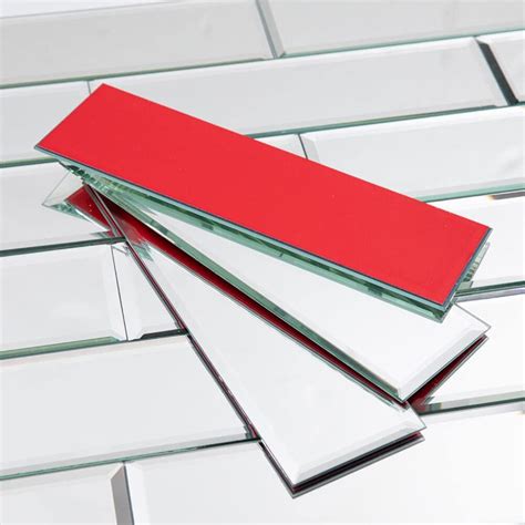 Buy Diflart Reflection Mirror Subway Backsplash Tiles Peel and Stick 3 ...