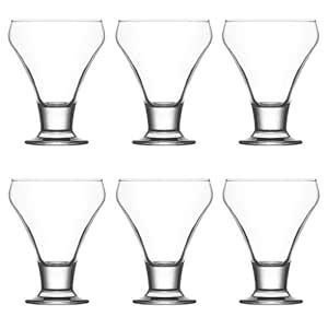 Buy Famacart Pack of 6 Glass Ice Cream Dessert Bowls-FCUP06002268 (305 ...