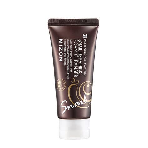 MIZON Snail Repairing Foam Cleanser, Mild and Soft Face Cleanser for ...
