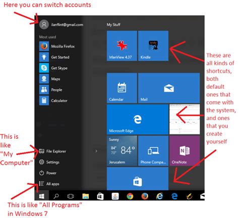 Image result for Start Menu Bar Customize