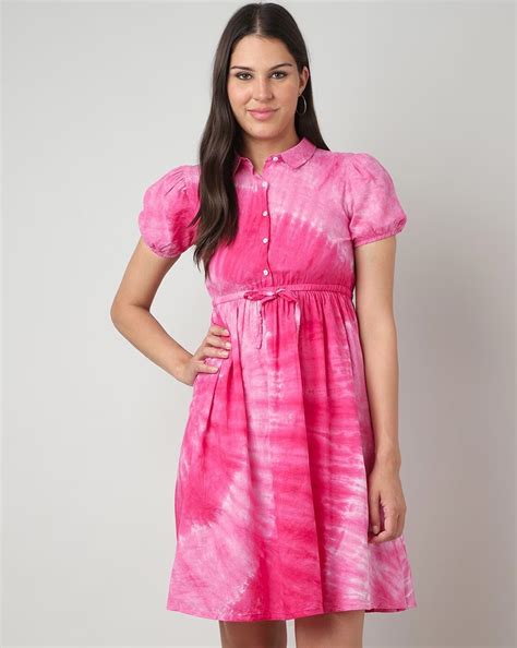 Tie & Dye Shirt Dress – Sakura
