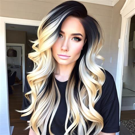 15 Stunning Half Blond Half Black Hair Ideas – Burst of Style