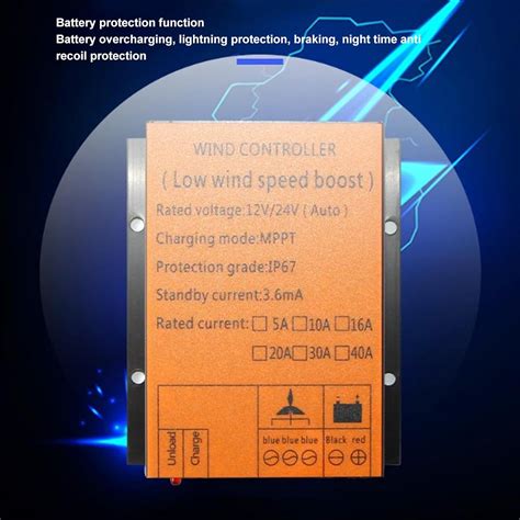 Asixxsix Wind Turbine Charging Controller, Auto Match MPPT India | Ubuy