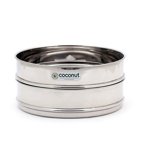 Buy Coconut Stainless Steel Stackable Cooker Separator Containers for 3 ...