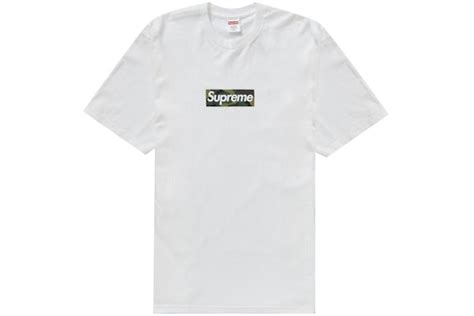 SUPREME BOX LOGO TEE FW23 WHITE MEN'S