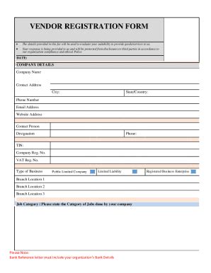 Fillable Online Approved Vendor Registration Form and Attestations ...