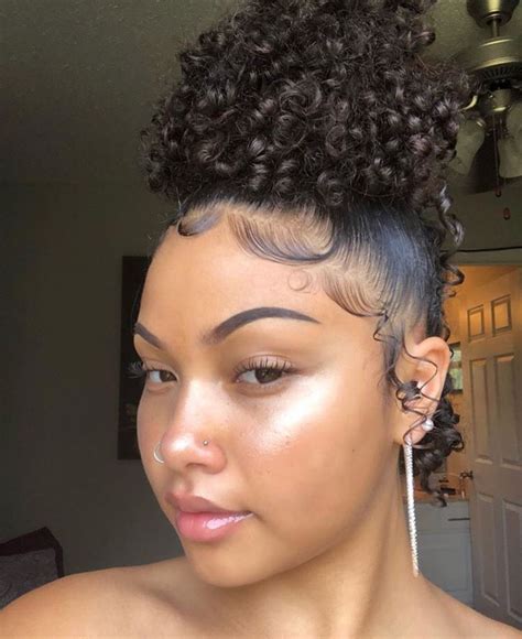 Pinterest | Edges hair, Baddie hairstyles, Curly hair styles naturally