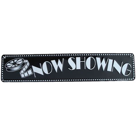 Now Showing Movie Theatre Sign Home Theater Decor : Amazon.in