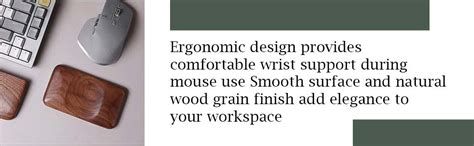 Professional Wood Craft ᵀᴹ Natural Solid Walnut Wood Wooden Wrist Rest ...