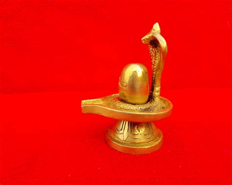 Buy ARTVARKO™ Brass Metal Shivling for Pooja Small Size Shiv Ling ...