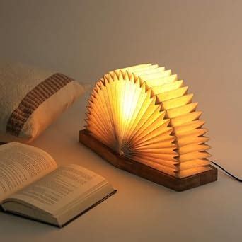 Buy FIG Living Foldable Linen Book Table Lamp (Beige) | 24 x 19 cm ...