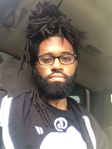 Black & Bearded | Beard styles for men, Black beards, Beautiful dreadlocks