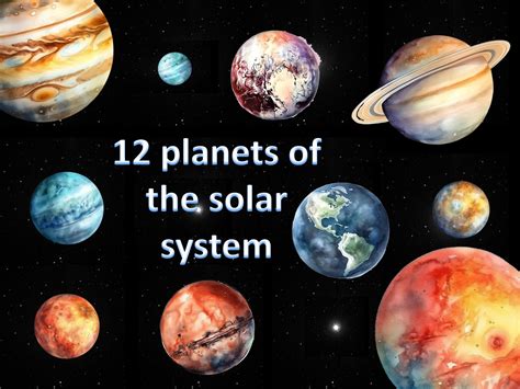 Solar System 12 Planets 的图像结果