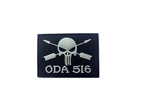 Morton Home ODA 516 Special Force Rubber 3D PVC Badge USA Army Tactical ...