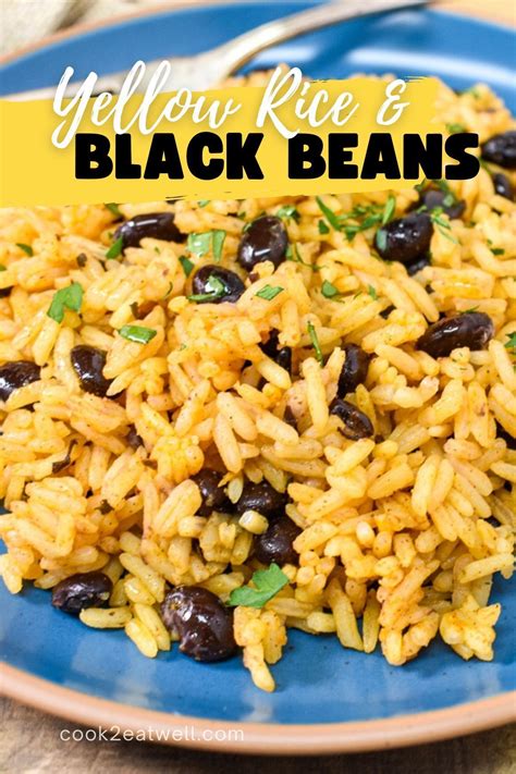 Flavorful Yellow Rice and Black Beans Recipe | Rice side dishes, Yellow ...