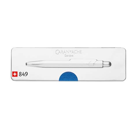 Buy Caran D' Ache 849 Popline Metallic Blue Ball Pen | Caran D' Ache ...