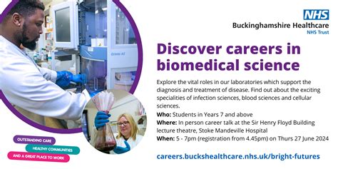 Discover careers in biomedical science: Thursday 27 June 2024 - Welcome ...