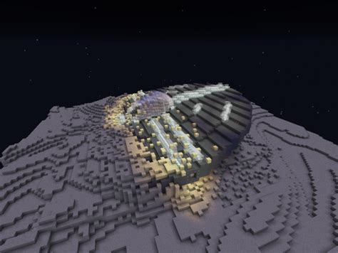Image result for Crashed Ufo Minecraft Tutorial