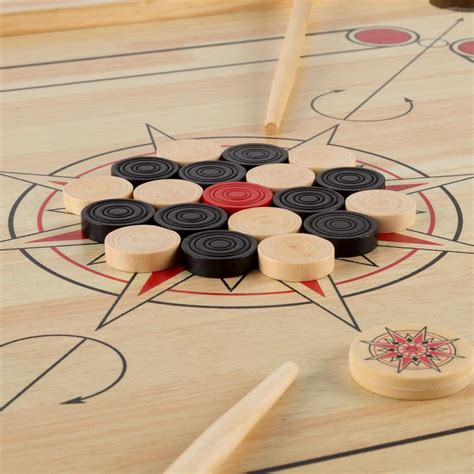 HEY! PLAY! Carrom Board Game Classic Strike and Pocket Table India | Ubuy