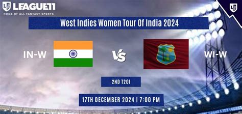 IN-W vs WI-W 2nd T20I Prediction & Possible 11