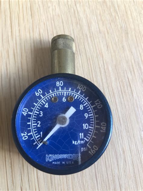 Vintage KINGSBRIDGE USA Bicycle Tire Pressure Gauge 160 PSI Box ...