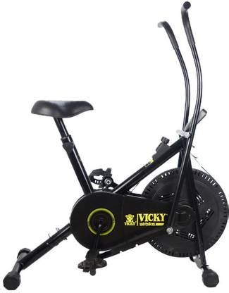 Vicky Air Bike with Moving Handle Dual-Action Stationary Exercise Bike ...