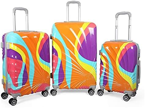 Buy Polo Class Hard Luggage Trolley Bag 3Pc Set (20/24/28) - Orange at ...