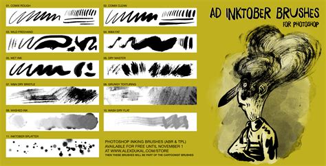 INK brushes for Photoshop [FREE and Premium] – BrushWarriors