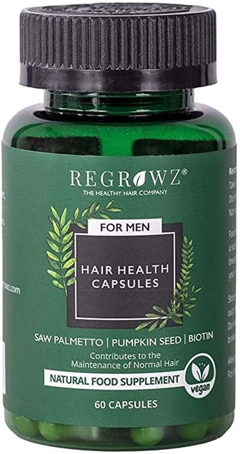 Regrowz Biotin Hair Growth Supplement for Men - India | Ubuy
