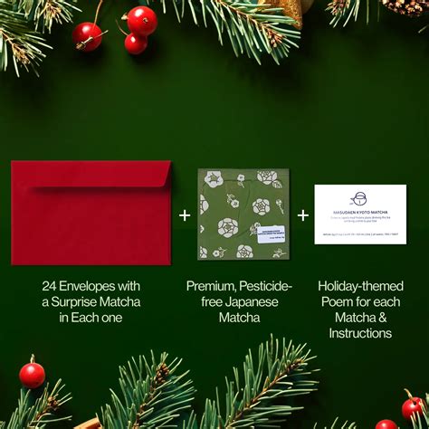 Matcha Advent Calendar with Free Worldwide Shipping - Nio Teas