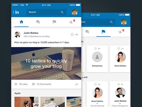 Image result for LinkedIn App Features