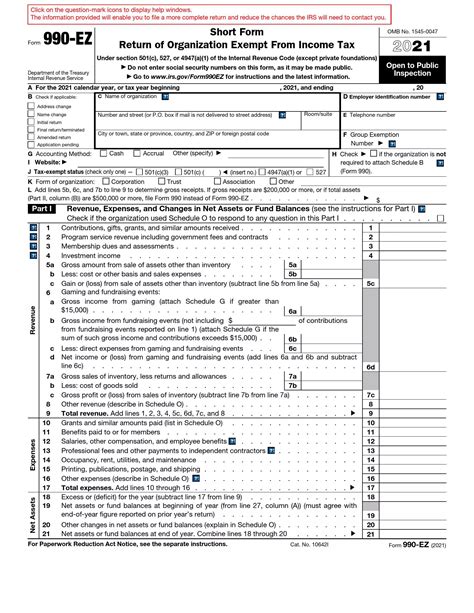 Fillable Form 990 Ez Schedule A - Printable Forms Free Online