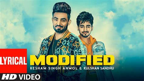 Watch Latest Punjabi Lyrical Song 'Modified' Sung By Resham Singh Anmol ...
