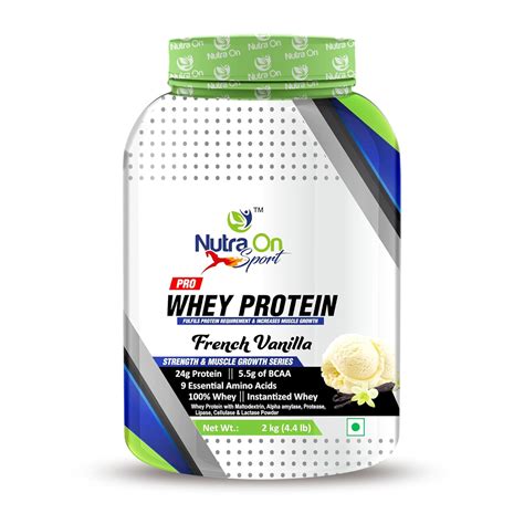 Nutra On Sport Pro Whey | 24g Protein Per Serving | 5.5g BCAA |With ...