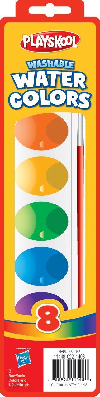 Buy Playskool Watercolor Paint Set 8 Colors Online at Low Prices in ...