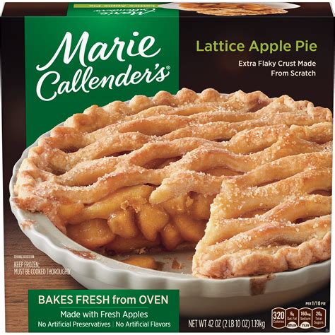 Marie Callenders Frozen Pie Dessert Lattice Apple 42 Ounce - Walmart ...