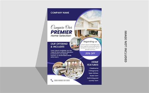 Creative modern real estate flyera4 size design simple design creative ...