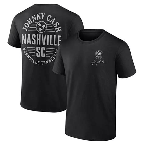 Men's Fanatics Branded Black Nashville SC Johnny Cash Oval T-Shirt
